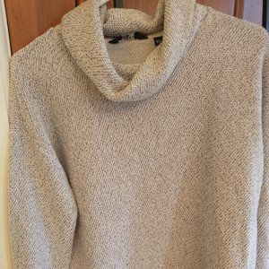 grey sweater, land's end, women's, excellent condition